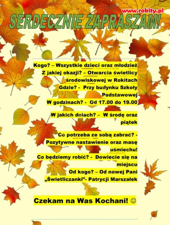 Otwarcie Świetlicy Wiejskiej w Rokitach