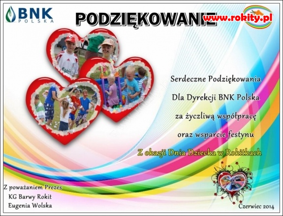 Podziękowanie