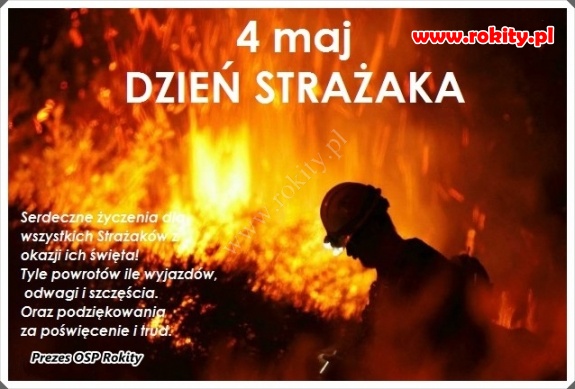 Życzenia dla Strażak&oacute;w