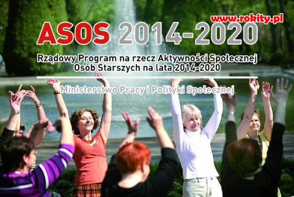 Program ASOS 2018 - "Życie zaczyna się po 60 - tce"