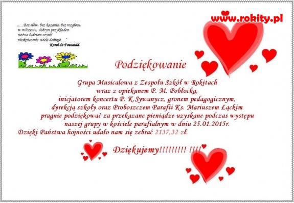 Podziękowanie