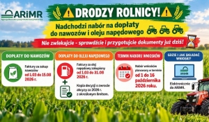 Dopłaty do nawoz&oacute;w i oleju napędowego &ndash; Nab&oacute;r wniosk&oacute;w